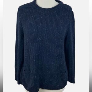Barbour Navy Knit Sweater